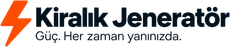 Kiralık Jeneratör — Güç. Her zaman yanınızda.