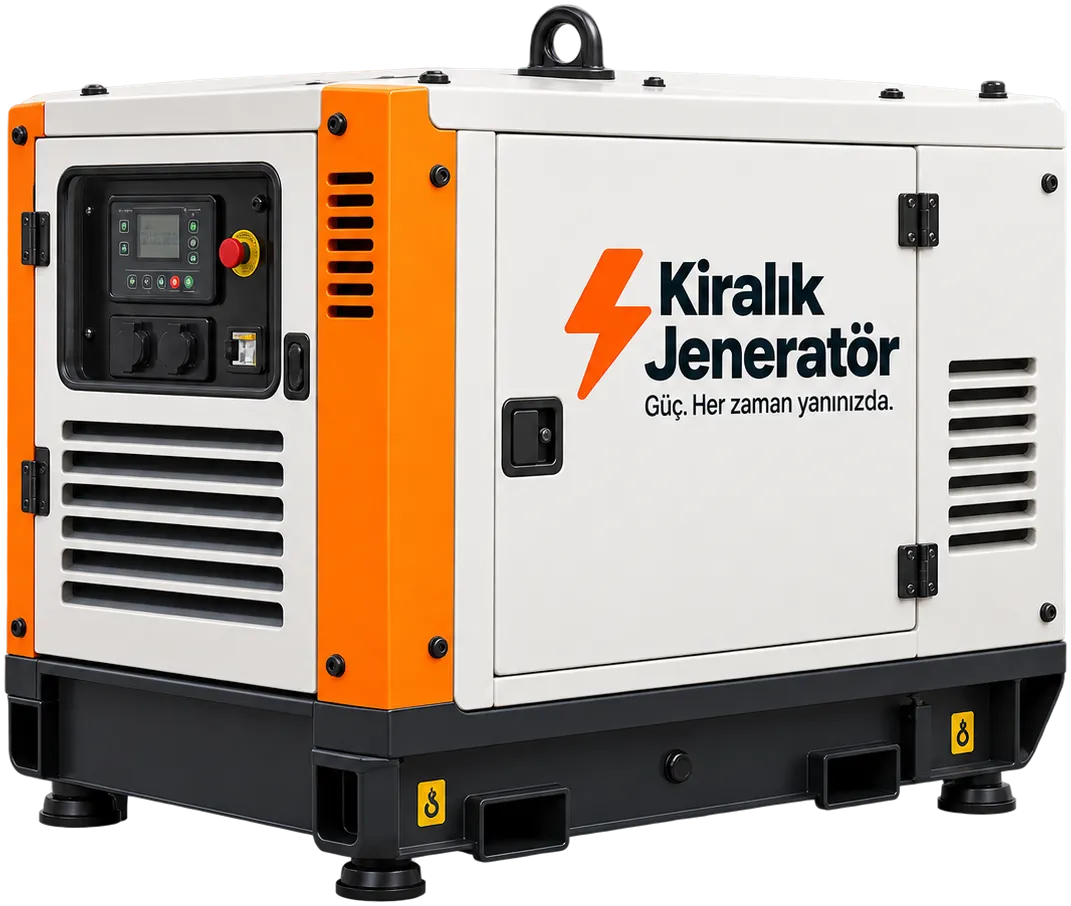 12 kVA sınıfı kabinli kiralık jeneratör