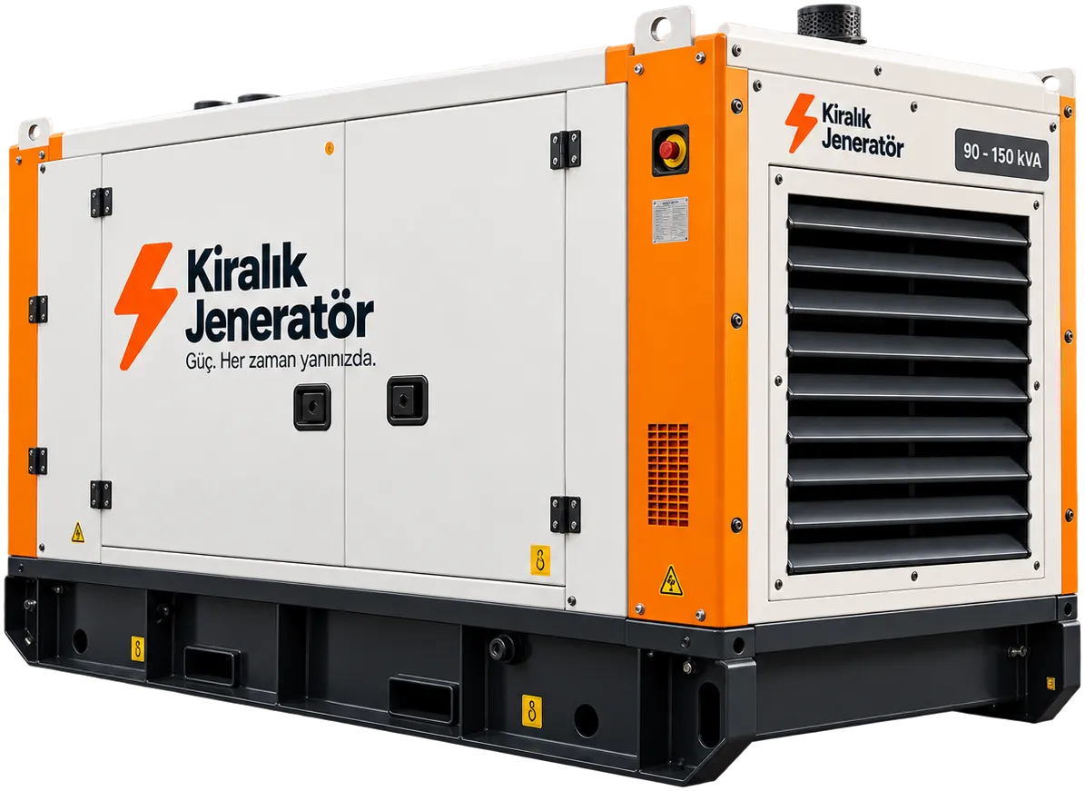 130 kVA sınıfı kabinli kiralık jeneratör